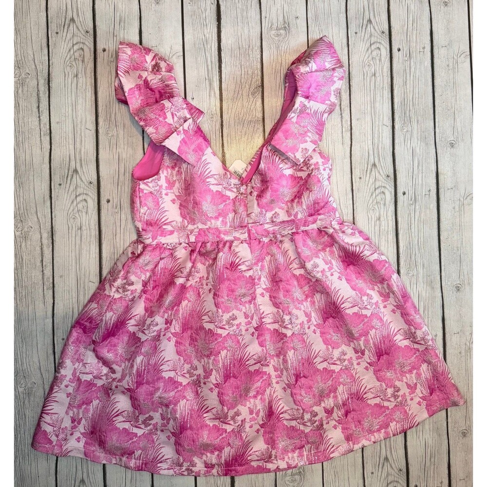 Altar’d State pink floral mini dress XL NWT